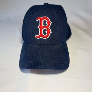 PUMA BOSTON RED SOX Baseball Cap Hat Adjustable Unisex Blue with Red B Preloved
